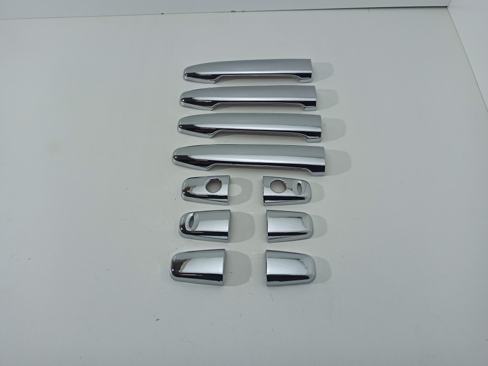 Накладки на ручки дверей Mitsubishi ASX (10-) / Lancer 10 (07-) / Outlander XL (06-12)  #1