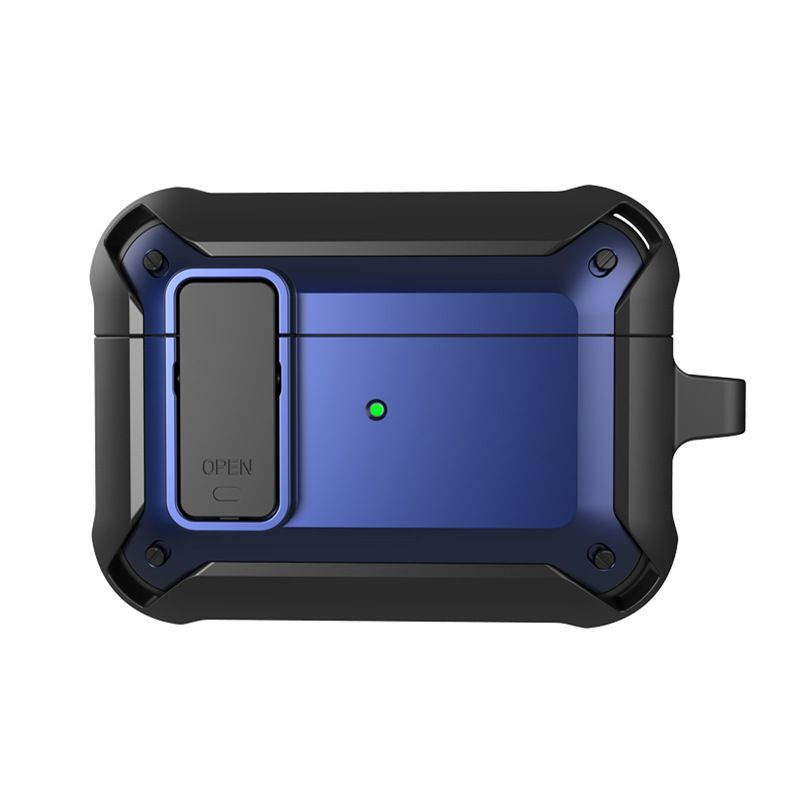 Чехол для AirPods Pro WiWU Mecha AirPods Case Black + Blue #1