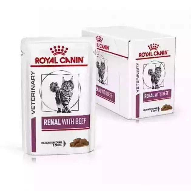 Royal Canin Renal пауч для кошек при хронической почечной недостаточности (кусочки в соусе)  #1