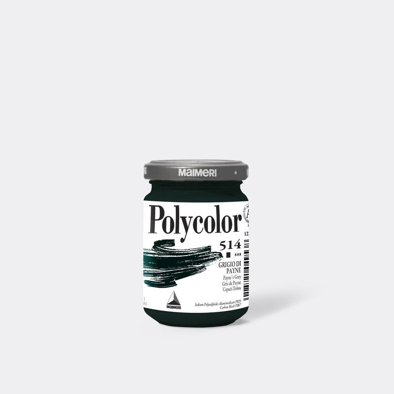 Краска акриловая Maimeri Polycolor серый пейна 140мл #1