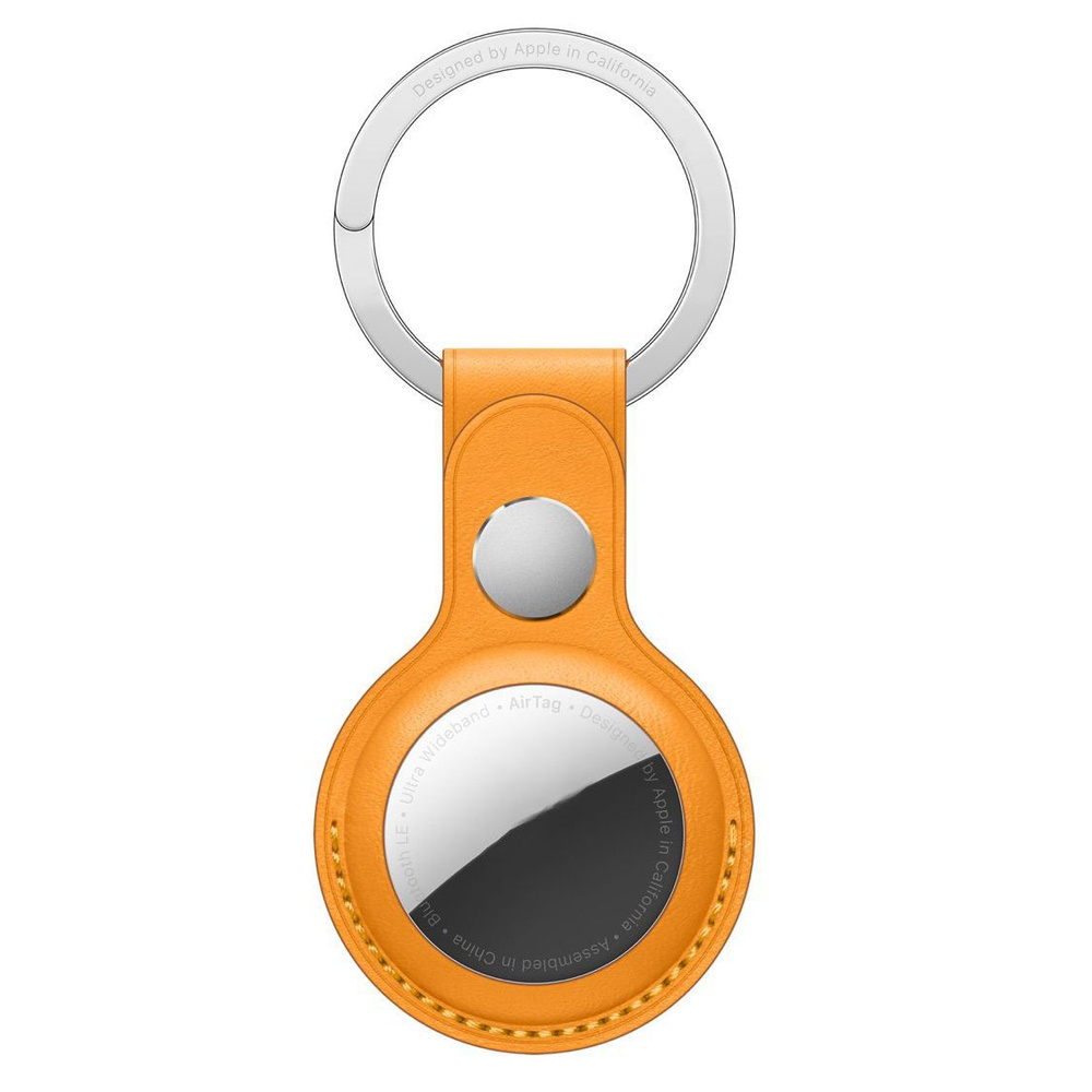 Чехол для Bluetooth-метки кожаный AirTag Leather Key Ring California Poppy MM083FE/A  #1