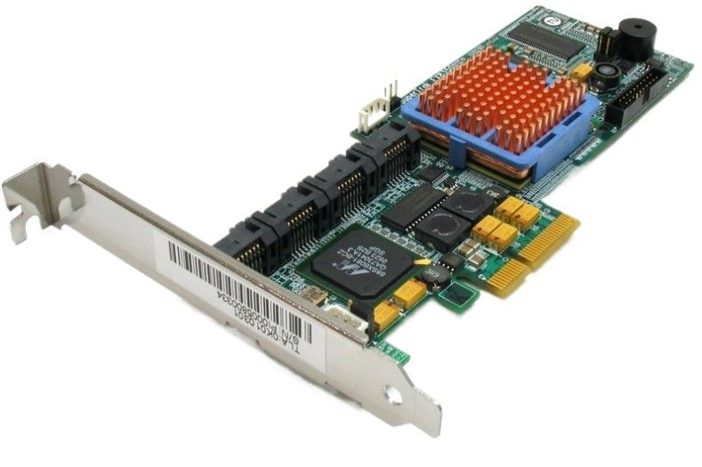 Promise EX8350 разветвитель портов, аппаратный SATA RAID PCI-E x4 8xSATA (low profile, подключение до #1