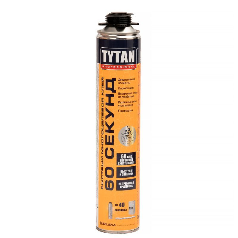Tytan Professional Клей-пена Всесезонная 750 мл #1