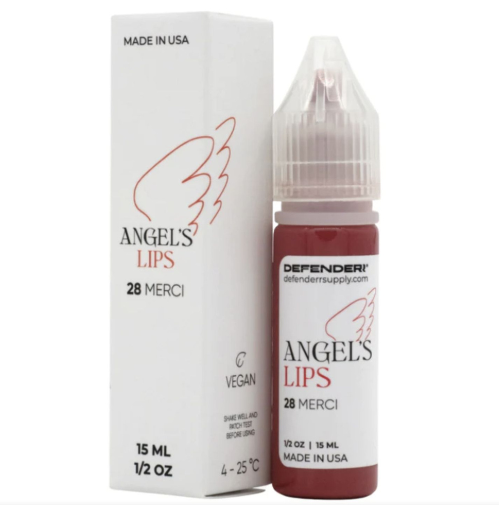 Пигмент для перманентного макияжа губ Defenderr Angel's Lips №28 MERSI (Гибрид) 15 мл  #1
