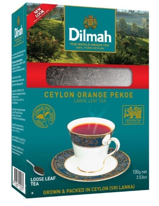 Чай Dilmah черный цейлонский ORANGE PEKOE листовой, 100 г #1