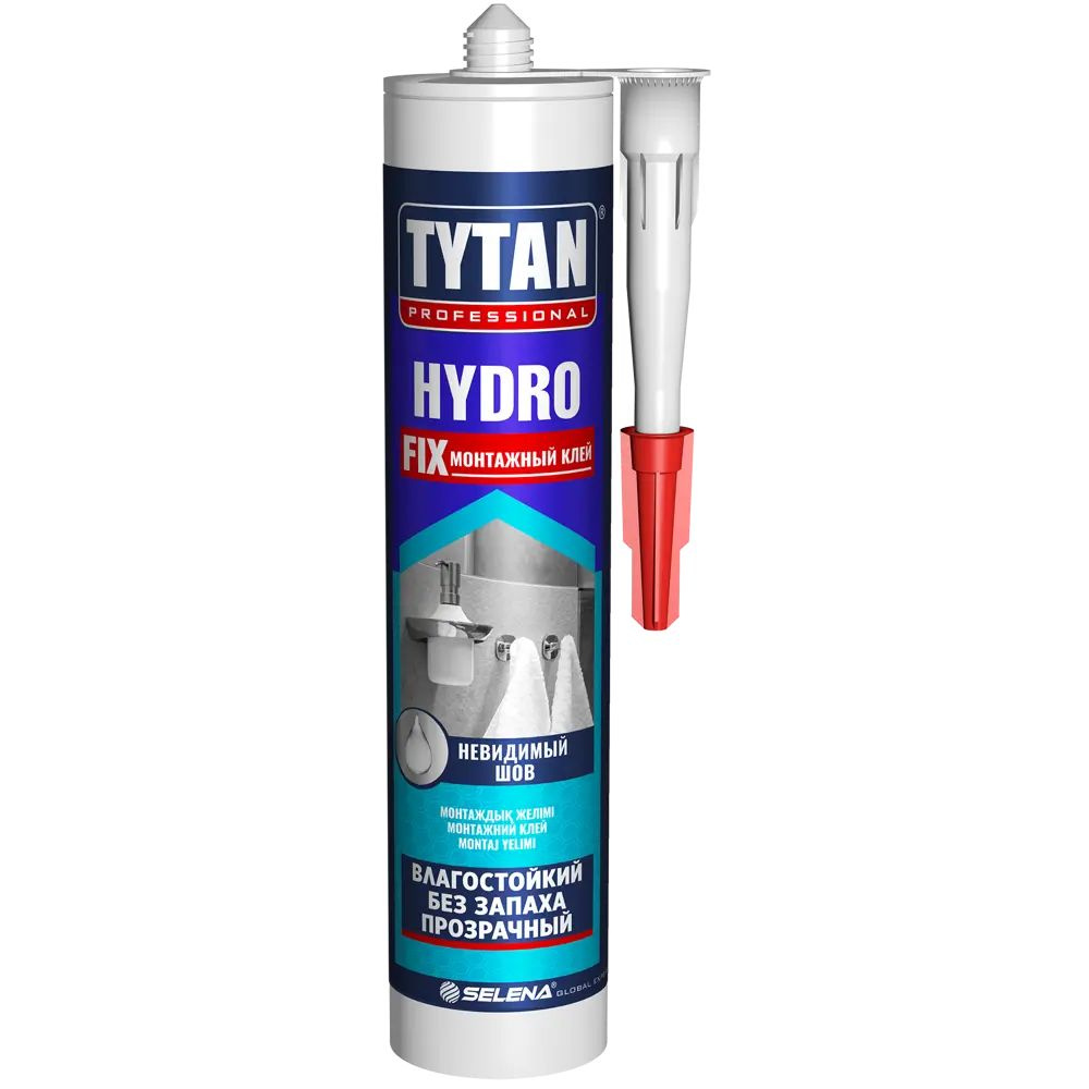 Клей монтажный Tytan Professional Hydro fix акриловый прозрачный 310 мл  #1