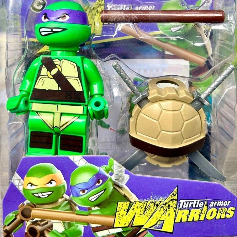 2017-16C Конструктор minifigures Turtles, фигурка Черепашки-ниндзя 8 см.  #1