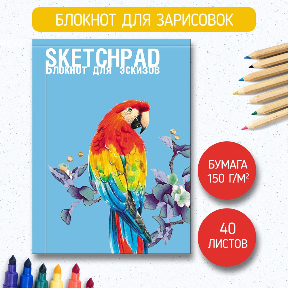 Скетчбук Sketchpad А5, листов: 40, шт #1