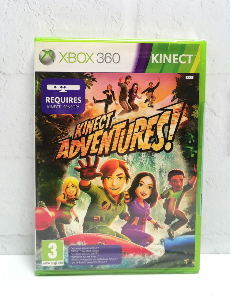 Kinect ADVENTURES Русская версия Видеоигра на диске Xbox 360. Товар уцененный  #1