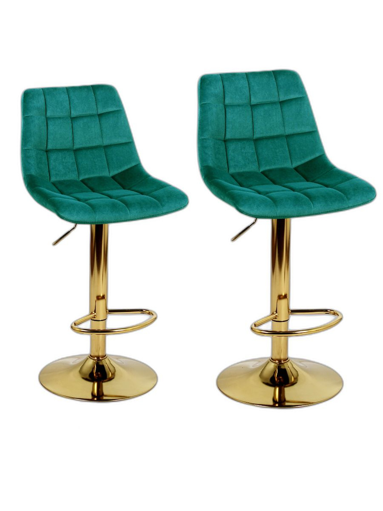 Комплект барных стульев Дижон зеленого цвета. Мебель для дома  #1