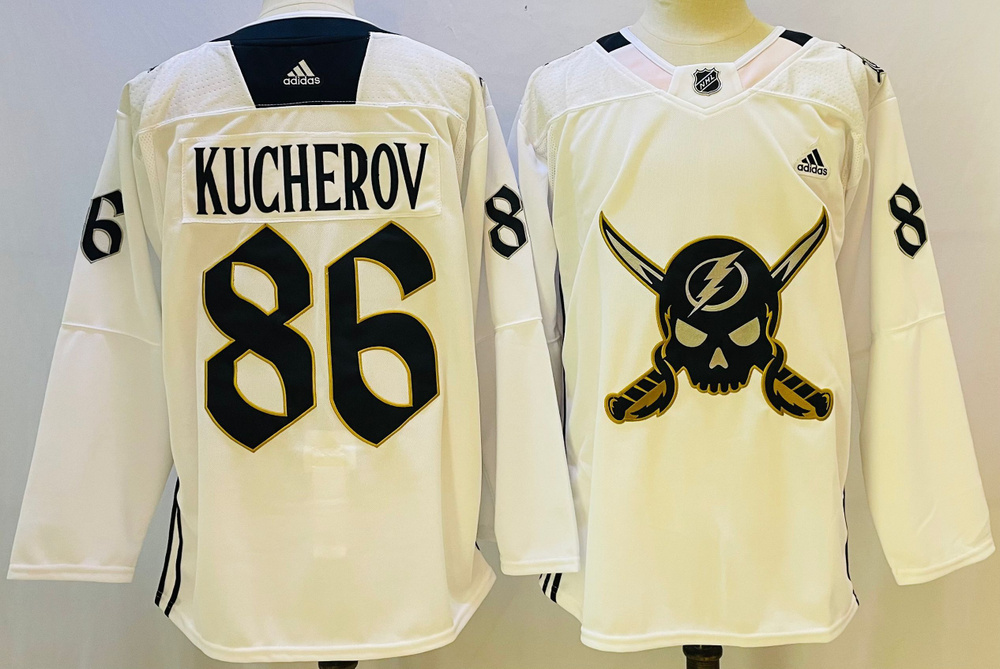 NHL джерси хоккейная Тампа Бэй Лайтнинг Tampa Bay Lightning Jersey 86 Nikita Kucherov  #1