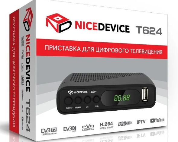 Цифровая ТВ-приставка Nice Device T624 #1