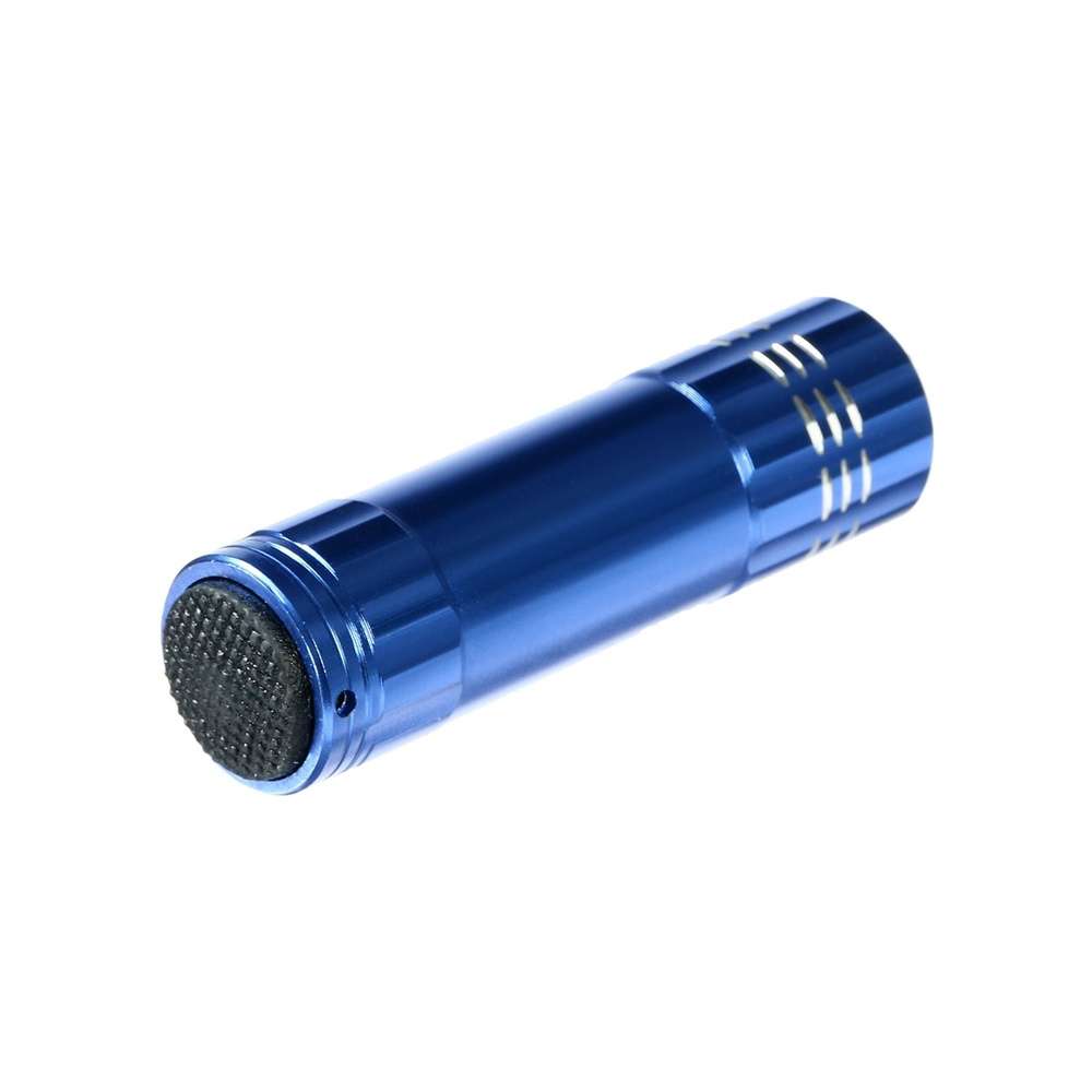 Фонарик ультрафиолетовый LUF-04, UV/LED, 9 Вт, 9 диодов, от батареек (не в комплекте), голубая  #1