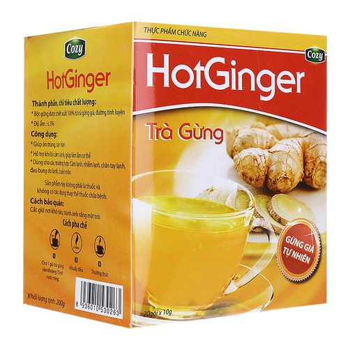 Чайный напиток Имбирь Cozy Hot Ginger Tra Gung 20шт*10гр #1