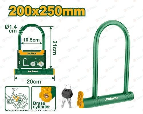 JDBK6125 Велосипедный U-образный замок 200*250 мм JADEVER #1