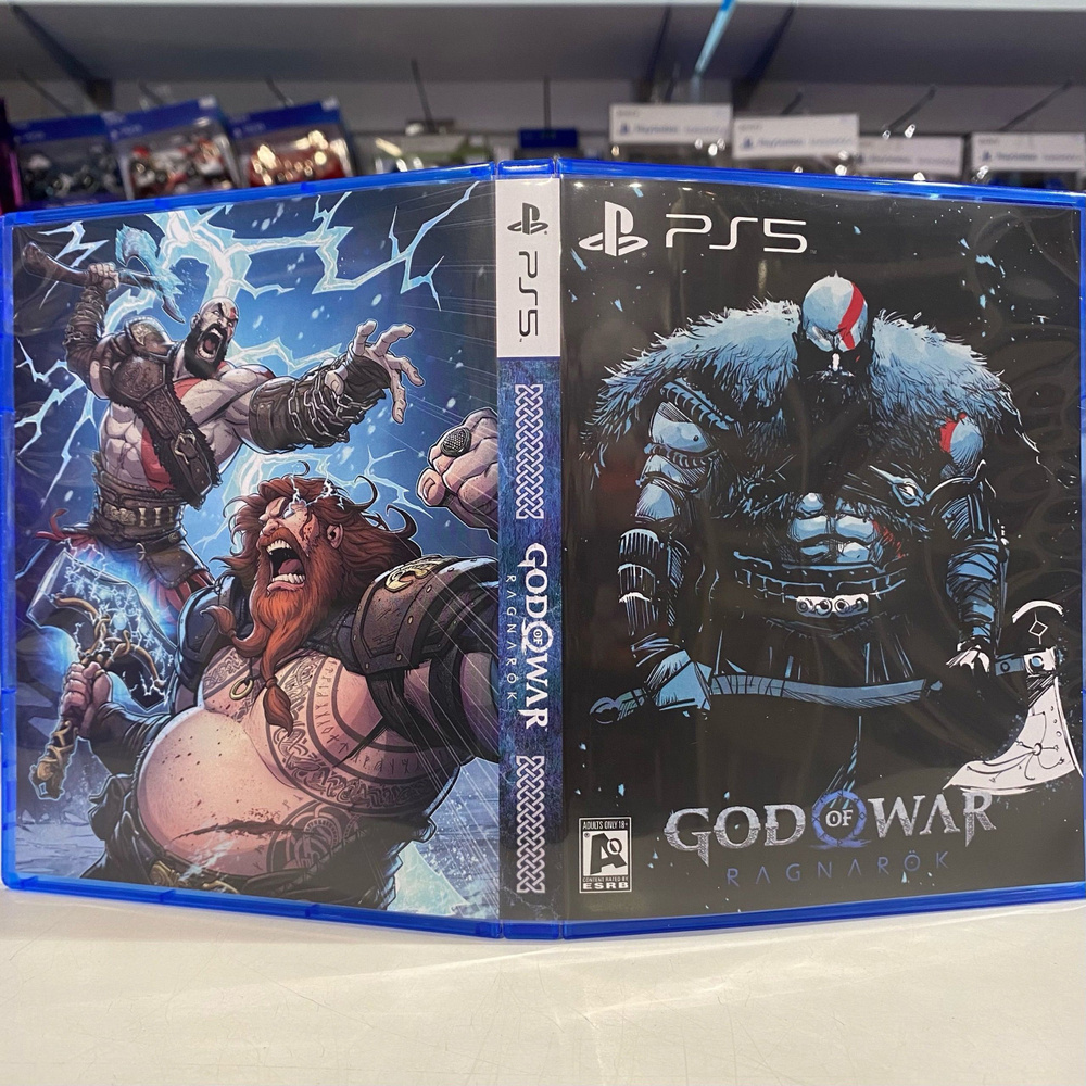 Игра "God of War Ragnarok" PS5 - Кастомная обложка для диска #1
