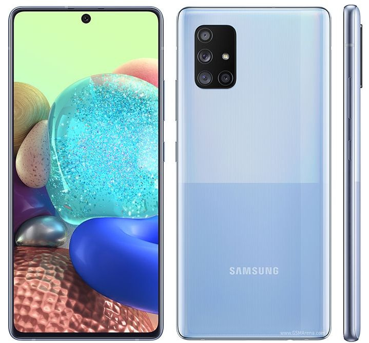 Samsung Смартфон Galaxy A71 двойная карта Европейская версия 6/128 ГБ, светло-синий  #1