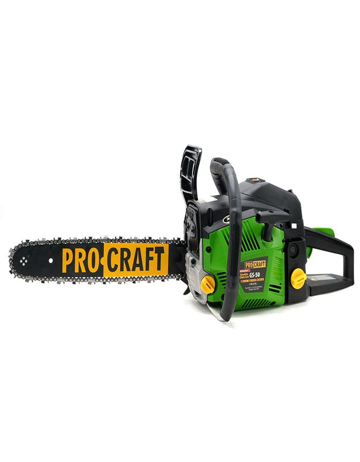 Бензопила цепная ручная PROCRAFT GS50/2 2 шины + 2 цеп #1