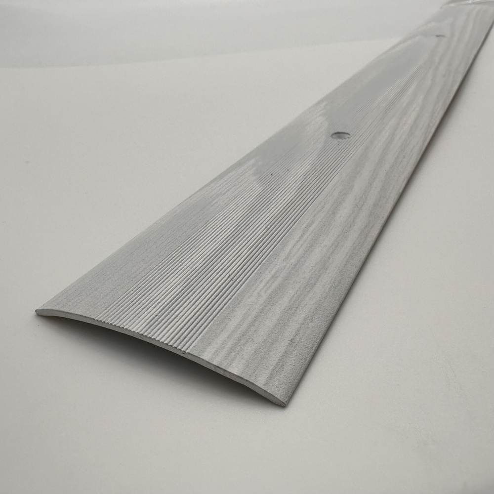Порог алюминиевый стыкоперекрывающий одноуровневый стык (ПД 05) 60x5,8 900 мм ясень белый  #1