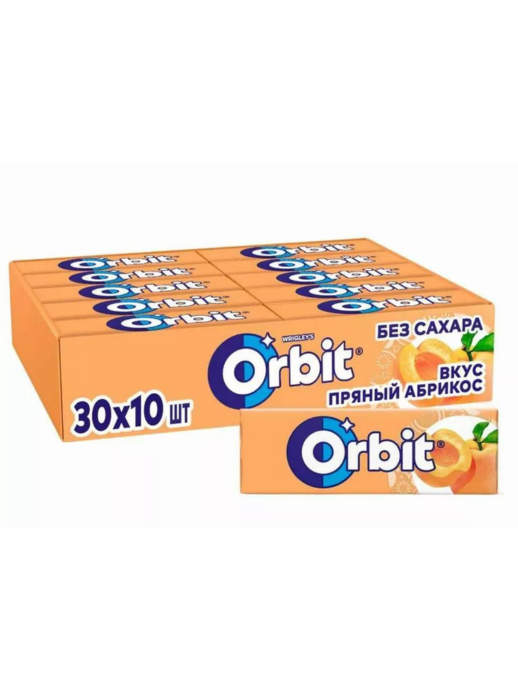 Жевательная резинка Orbit Пряный абрикос 13.6г 30шт #1