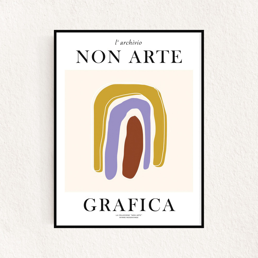 Постер "Non Arte Grafica 03" 30х40см #1