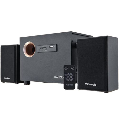 Акустическая система с сабвуфером Microlab M-105R акустическая стерео система 2.1 ,10Вт.FM/SD/USB  #1
