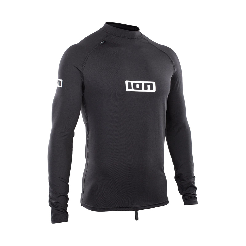 Лонгслив лайкровый мужской ION Promo Rashguard LS black 2022 #1