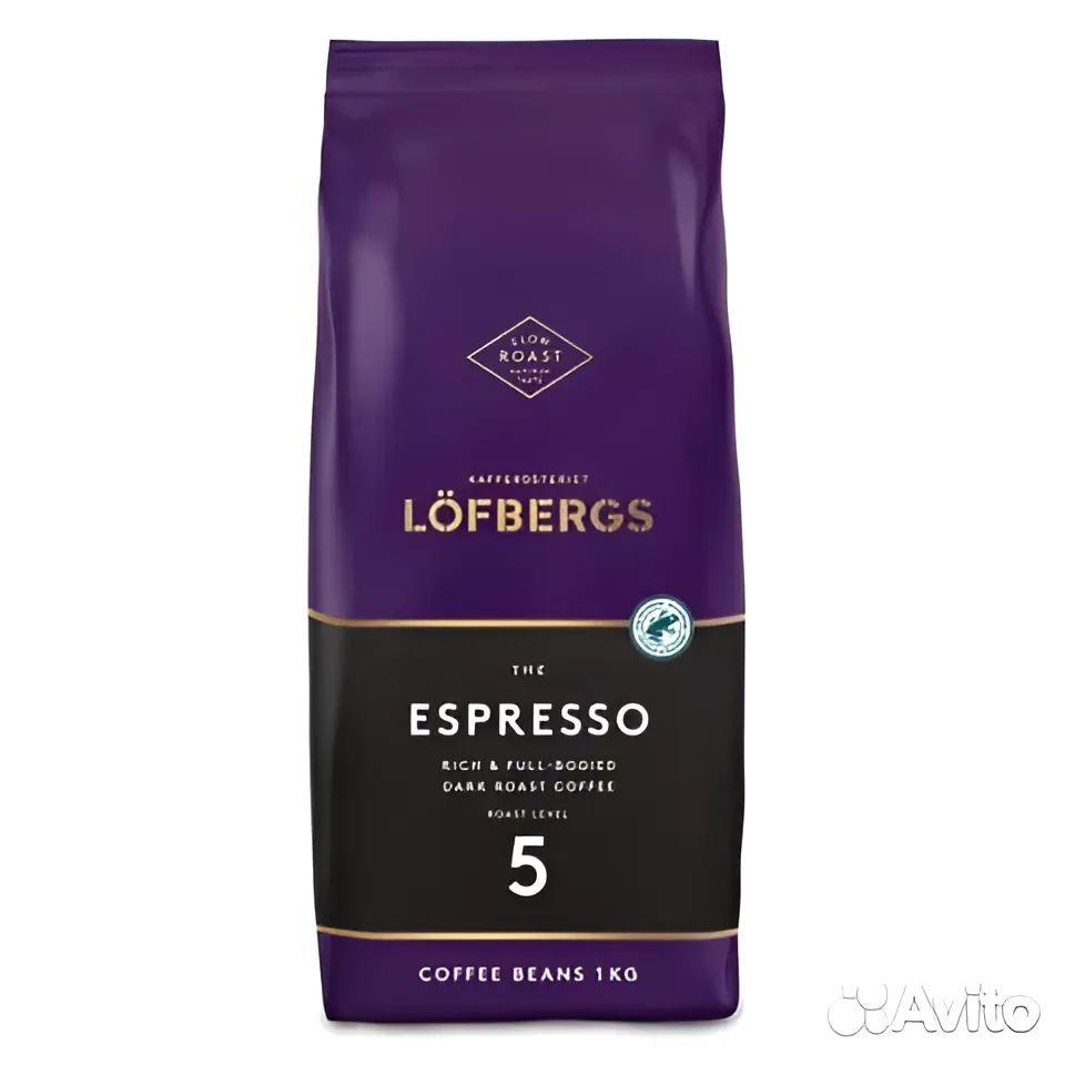 Кофе в зернах Lofbergs Espresso (Обжарка 5), 1000 гр. Швеция #1