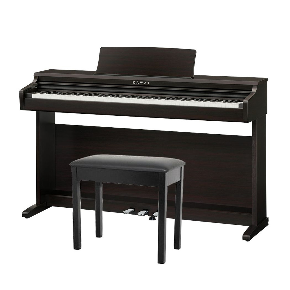 KAWAI KDP120 R - цифровое пианино, банкетка, механика RHC II, 88 клавиш, цвет палисандр  #1