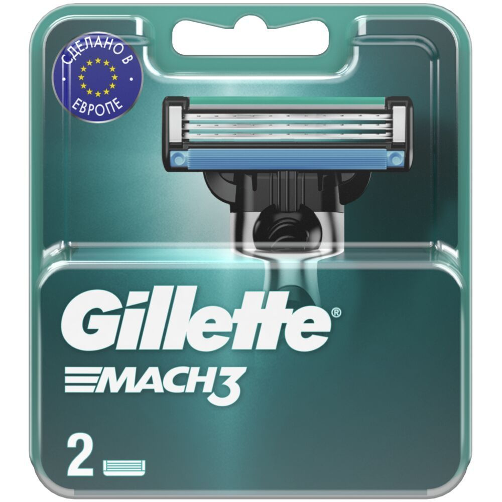 Gillette Сменные кассеты Mach3, 2 шт. #1