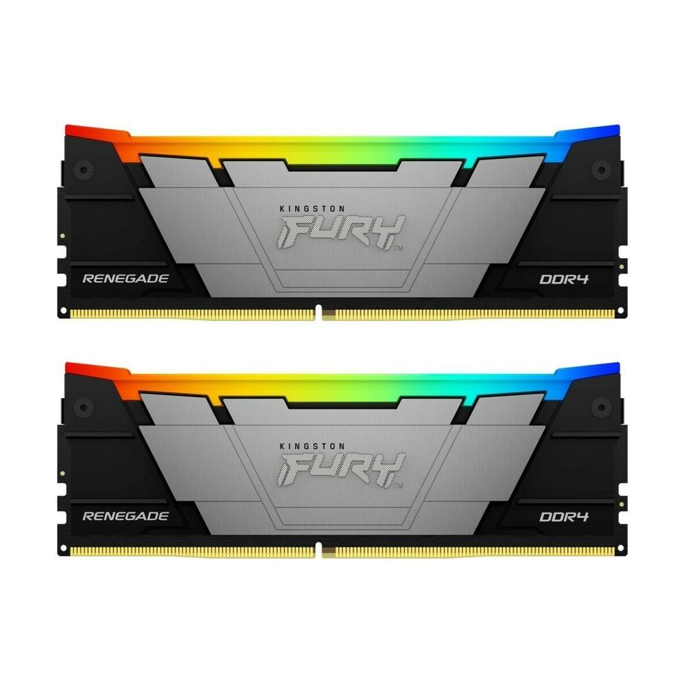 Kingston Оперативная память DDR4 3600 FURY Renegade RGB Black XMP 2x16 ГБ (KF436C16RB12AK2/32)  #1