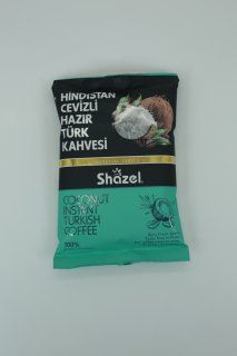 Кофе Shazel молотый со вкусом кокос Турция 100г #1