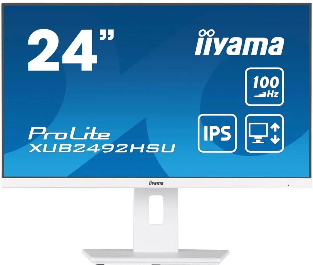 iiyama 23.8" Монитор XUB2492HSU-W6, белый #1