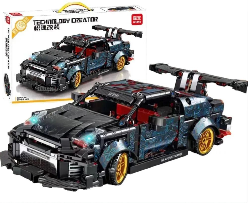 Конструктор Техник Nissan GTR Race Car / Technic / 681 деталь #1