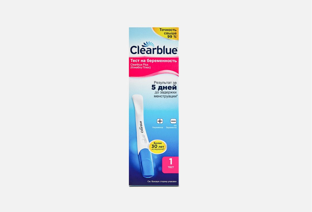 Тест для определения беременности / ClearBlue, Plus / 1мл #1