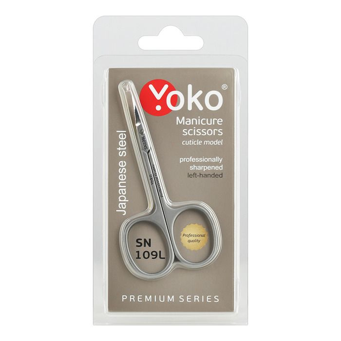 Yoko, Ножницы для кутикулы для левши Y SN 109L #1