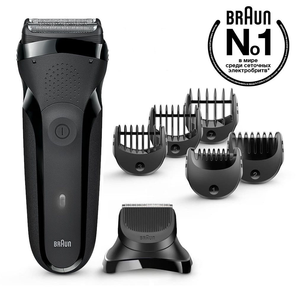 Электрическая бритва Braun S3 300BT Black Shave&Style #1