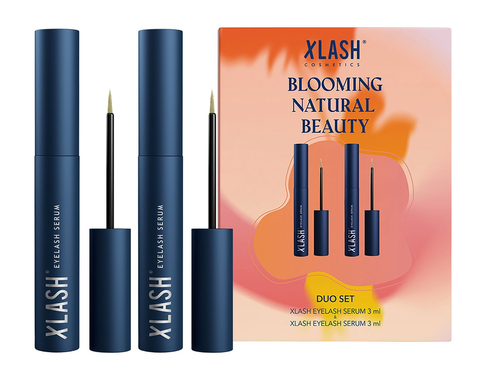 XLASH COSMETICS Blooming Natural Beauty Duo Set Набор (Xlash Сыворотка для роста ресниц 2х3 мл)  #1