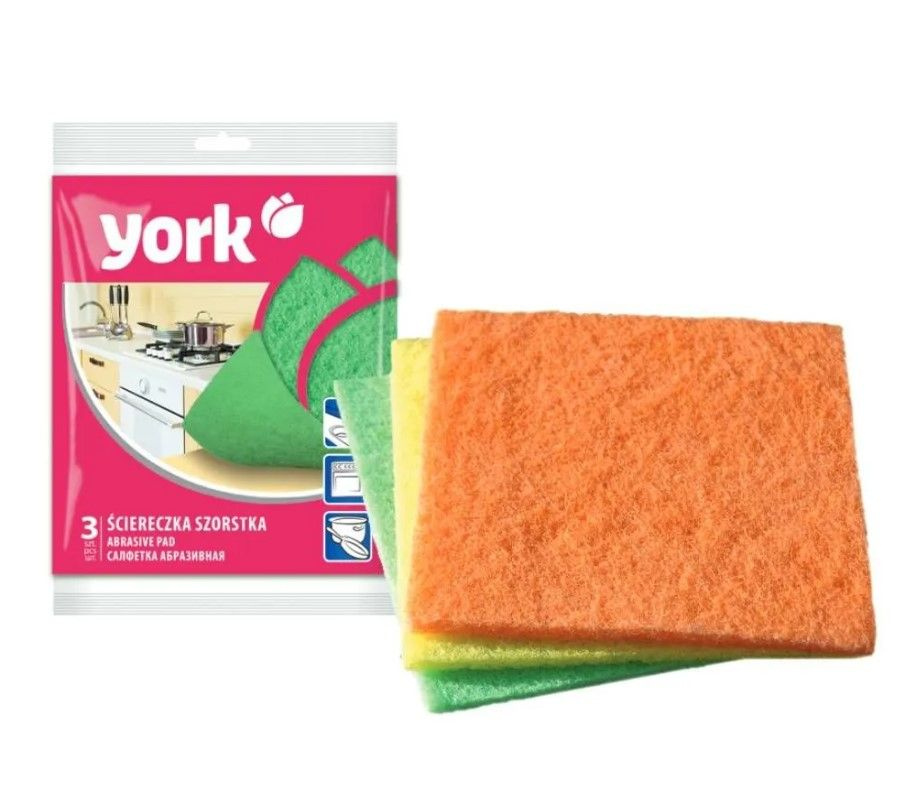York Салфетки для уборки york, 13*14 см, 3 шт. #1
