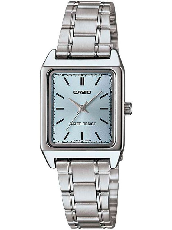 Кварцевые женские наручные часы Casio Collection LTP-V007D-2E на металлическом браслете  #1