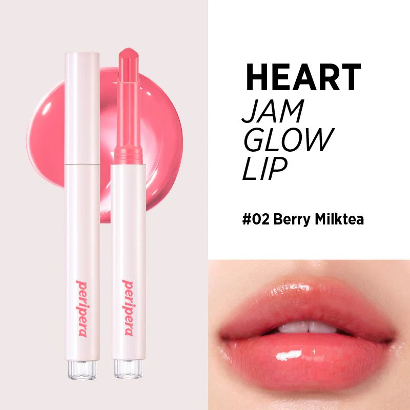 Помада для губ PERIPERA Heart Jam Glow Lip #1