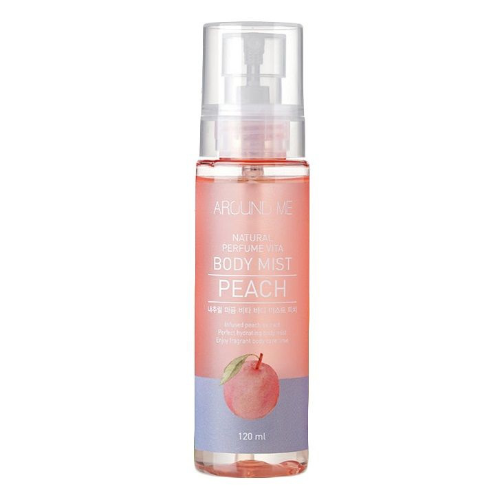 Welcos Around Me Natural Perfume Vita Body Mist Peach мист для тела с экстрактом персика (120мл.)  #1