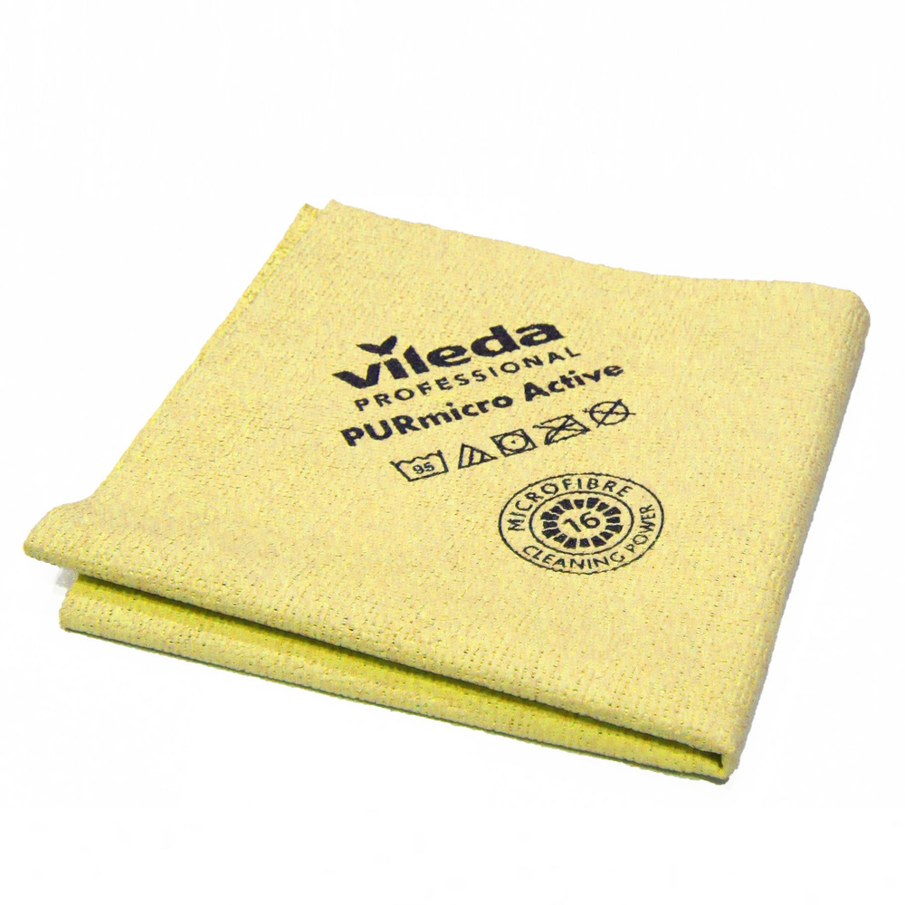 Салфетки для уборки Vileda Professiona PUR micro - ПУР микро, желтая, 1 шт.  #1