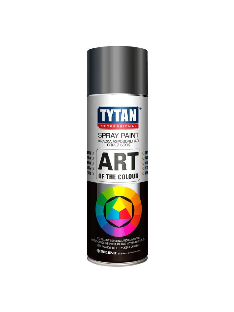 TYTAN PROFESSIONAL ART OF THE COLOUR краска аэрозольная, RAL7015, серая (400мл)  #1