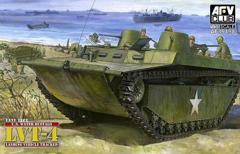 AF35198 1/35 Гусеничная машина-амфибия LVT -4( Late Type) #1