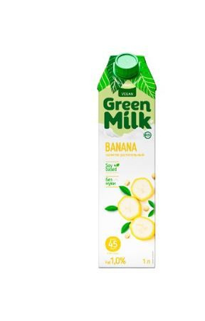 Напиток соевый Green Milk Professional банан, 1л #1