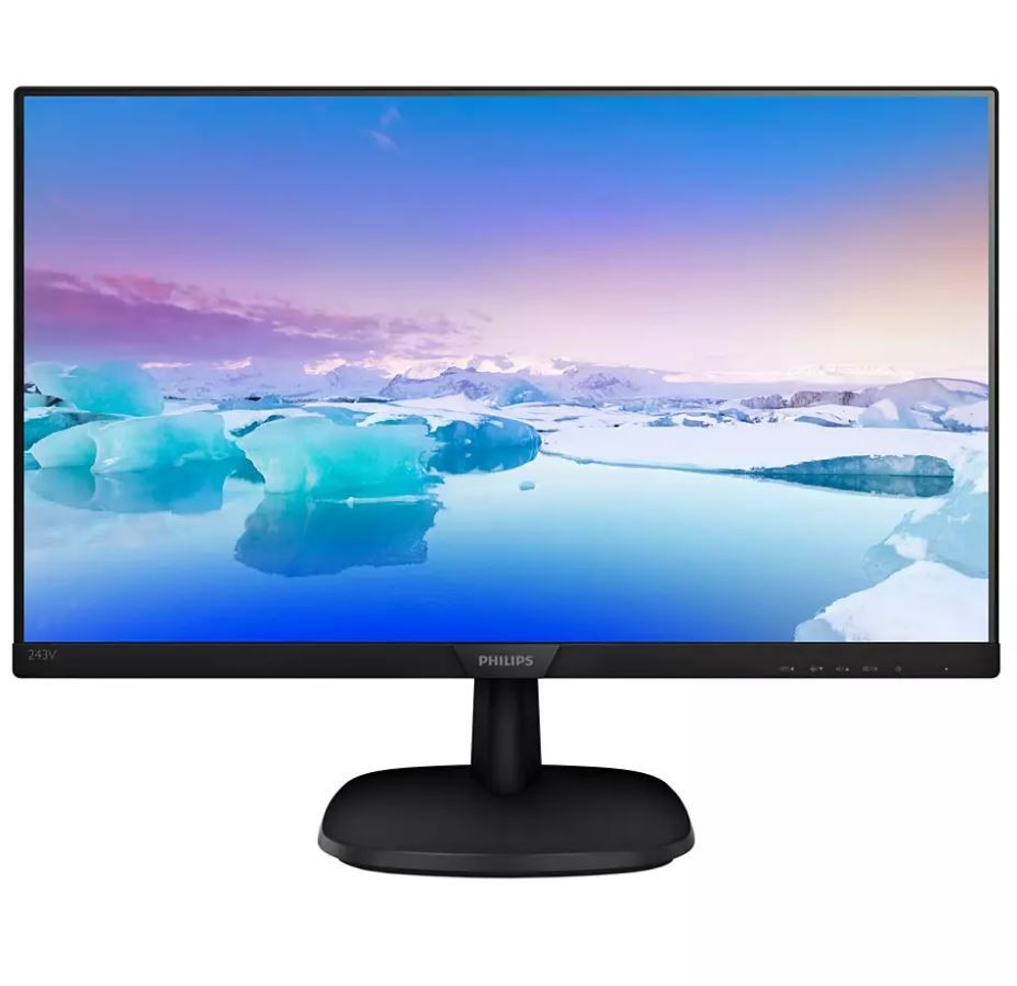 Philips 23.8" Монитор 23.8" 243V7QDAB/00(01) Black (IPS, 1920x1080, 75Hz, 4 ms, 178°/178°, 250 cd/m, #1