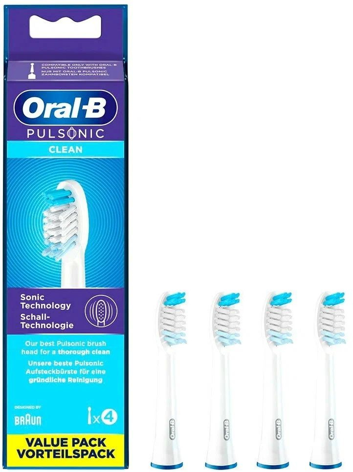 Сменные насадки для зубной щетки Oral-B Pulsonic Clean, 4 шт #1