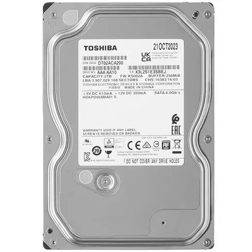 Toshiba 2 ТБ Внутренний жесткий диск (DT02ACA200)  #1