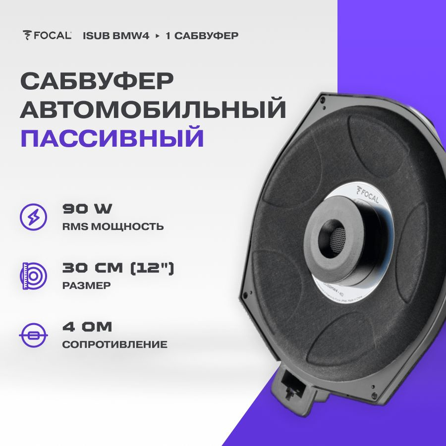 Акустика Focal ISUB BMW4 (1 штука) #1